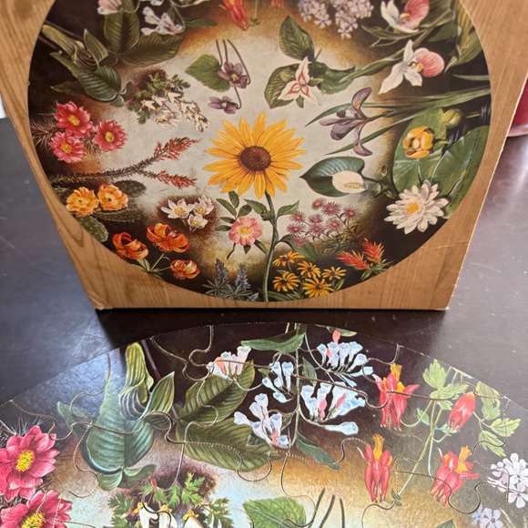 Vintage 1966 Springbok Puzzle Wild Flowers Approx. 60 Lg Pieces By Maynard Reece - Picture 3 of 15